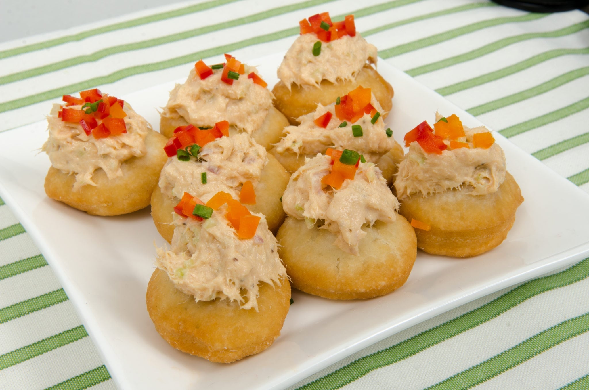 Filo Cups with Salmon